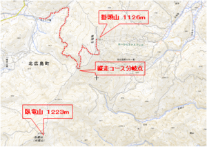 掛頭山　地図