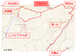 天狗石山　地図