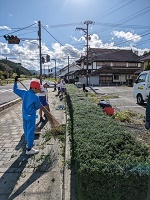 掃除の様子