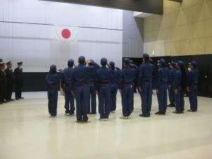 新入団員　辞令交付式