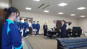 役場見学①