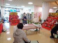 活花実演1