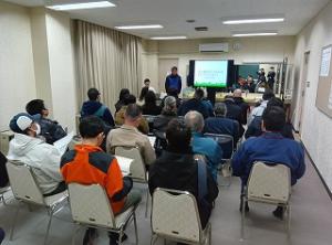 大朝地域　住民説明会の様子
