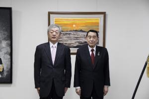 退任辞令交付式１