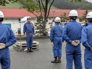 開会式　消防長