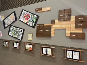 絵手紙展示会1