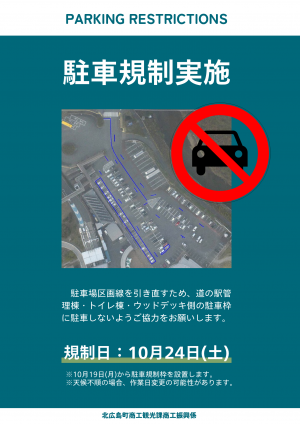 駐車規制実施ポスター