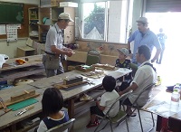 竹とんぼ作り
