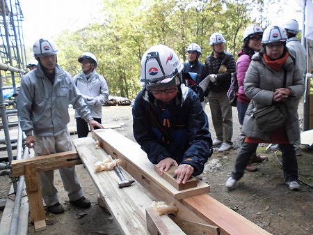 近世の道具「ダイカンナ」の体験