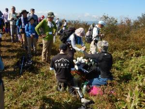 中野冠山山頂コーヒータイム